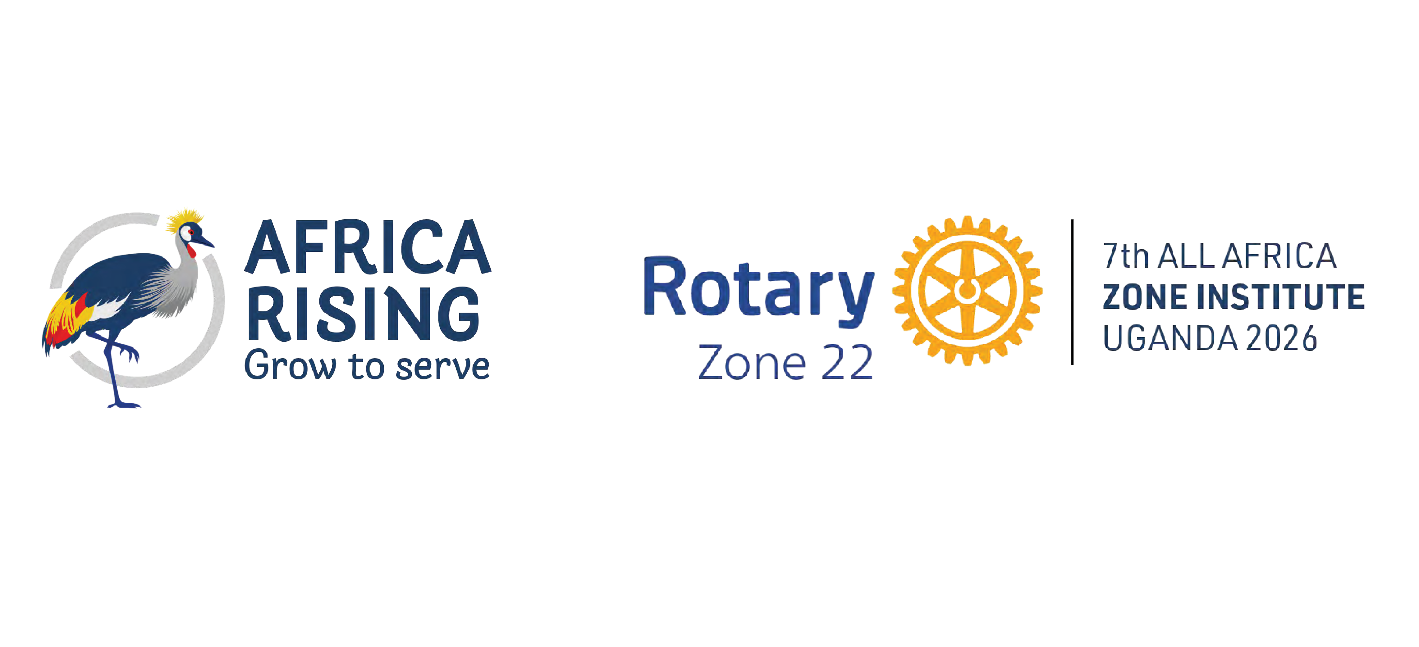 Rotary Zone 22 and Africa Rising logo